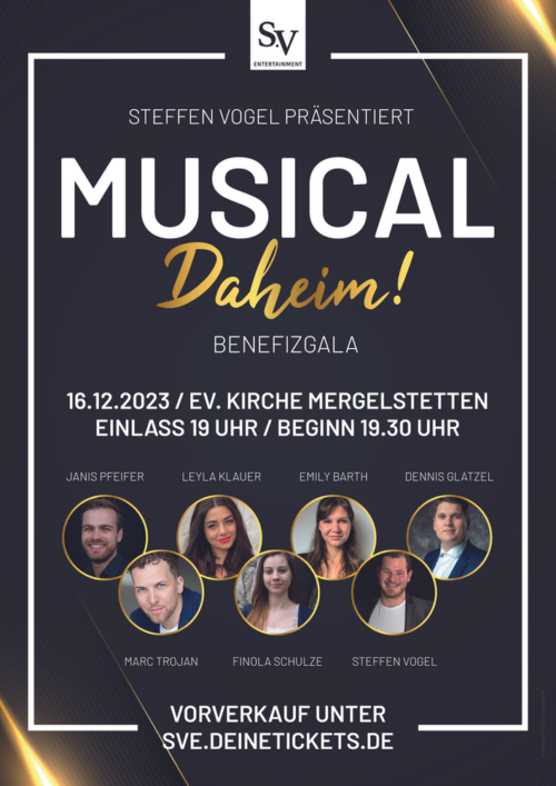 Benefizgala "Musical Daheim!" mit Finola Schulze und Marc Trojan - alle Infos
