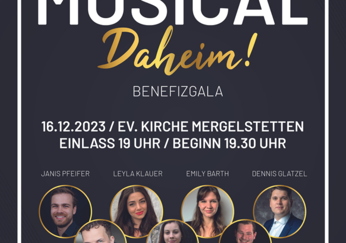 Benefizgala "Musical Daheim!" mit Finola Schulze und Marc Trojan - alle Infos